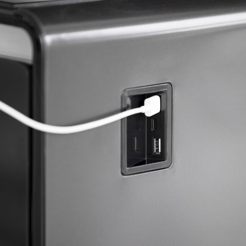 HŌMYS Smart Table One – Wireless charging &amp; integrated storage