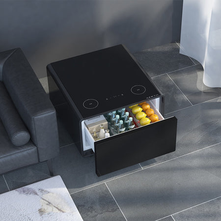 HŌMYS Smart Table One – Wireless charging &amp; integrated storage